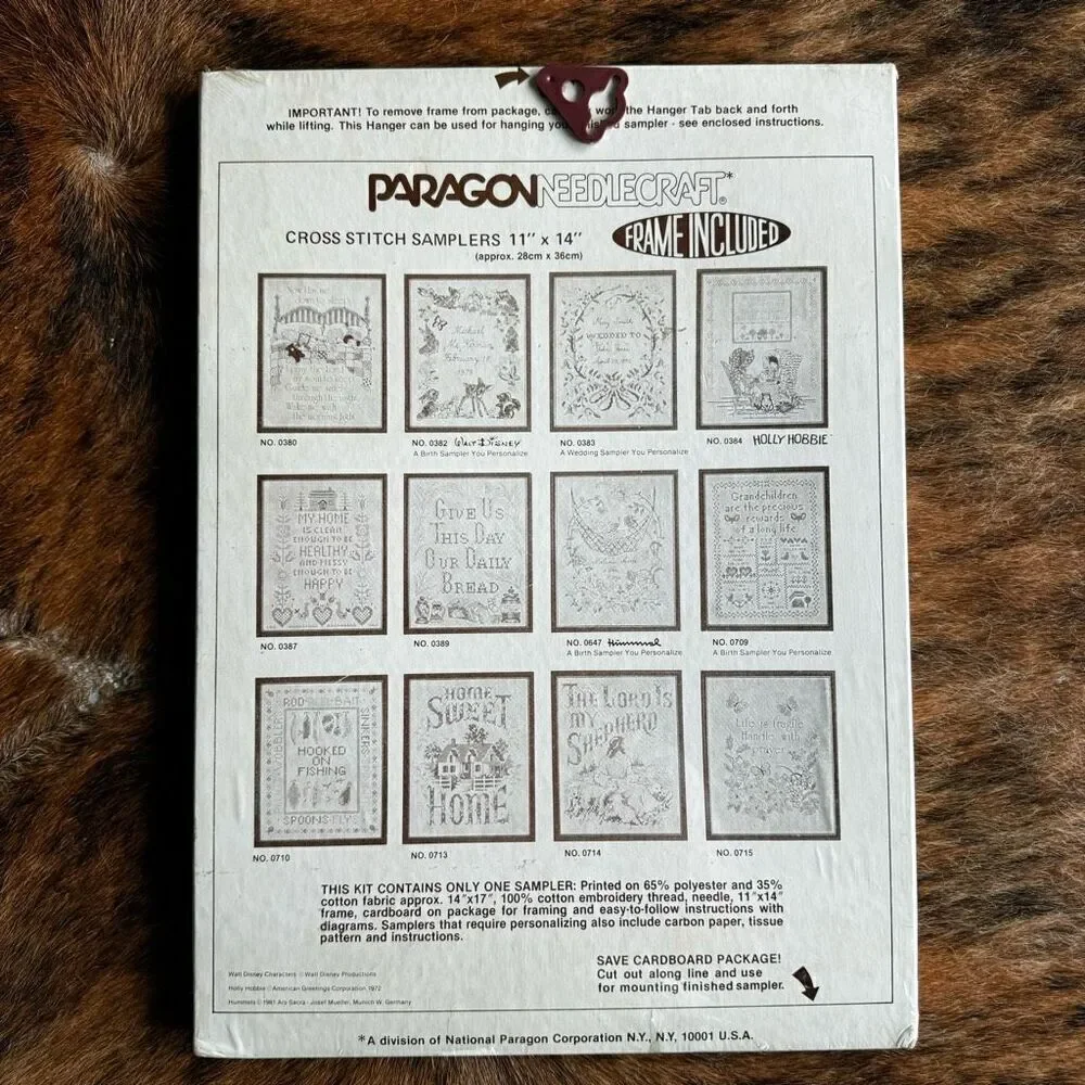 Vintage 70’s Paragon Needlcraft Kit 0429 A Women’s Work New In Box
